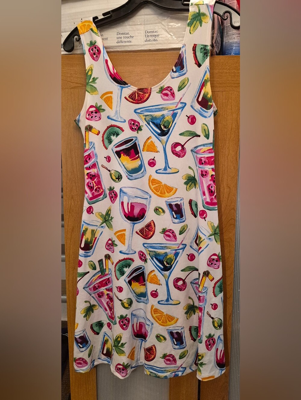 Gitane Sleeveless Cocktail Print Sundress Tank Pit To Pit 16"